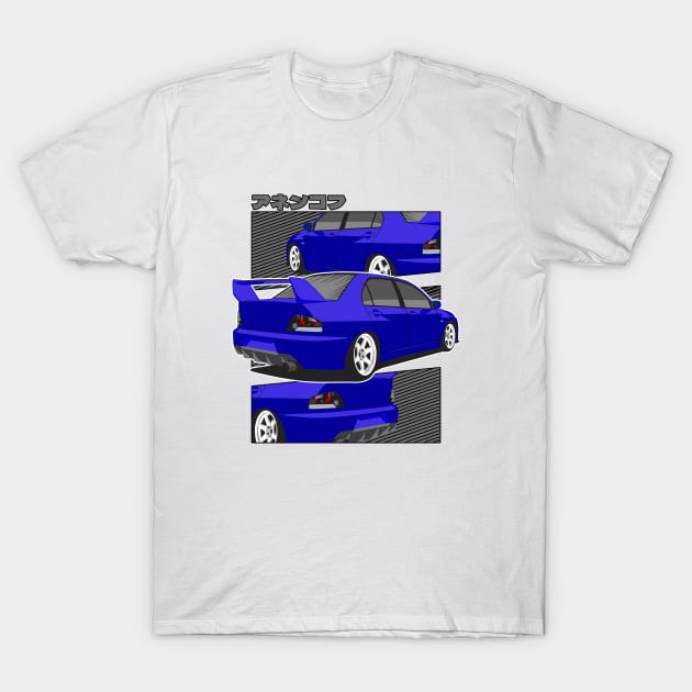 Mitsubishi Lancer Evolution T-Shirt by Rebellion Store